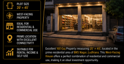 100 Gaj House Available for Sale in BRS Nagar, Ludhiana