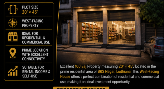 100 Gaj House Available for Sale in BRS Nagar, Ludhiana