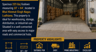 223 Gaj Godown for Sale