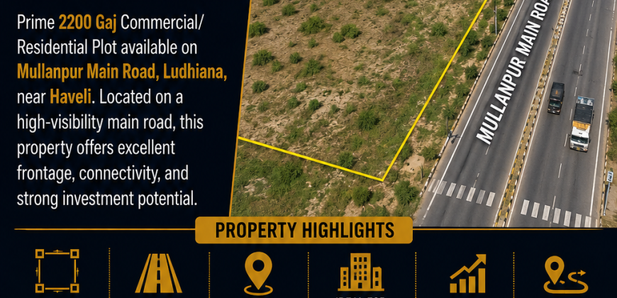 2200 Gaj Plot for Sale